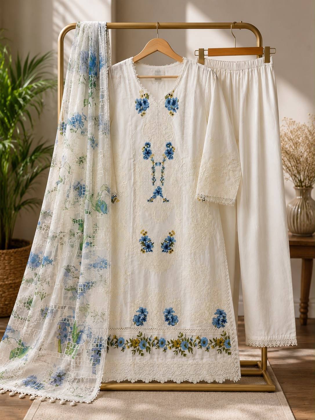ELAF-8 By DEEPSY SUITS 01 To 06 Series Pakistani Suits Colorful Ethnic Wear Pure Cotton Readymade Dresses At Wholesale